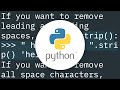 Remove all whitespace in a string
