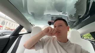 Work as a taxi driver on Tesla in Russia