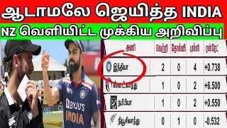 ஆடாமல் ஜெயித்த இந்தியா | NZ வெளியிட்ட முக்கிய அறிவிப்பு | India VS New zealand t20 | T20 World cup