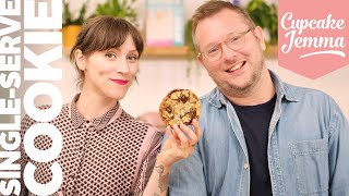 Single Serve Choc Chip Cookie Recipe with Edd Kimber! | Cupcake Jemma