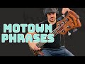 Simple Motown Bass Phrasing