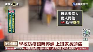 家長任職桃機確診 桃園2校今緊急停課｜華視台語新聞 2022.01.04