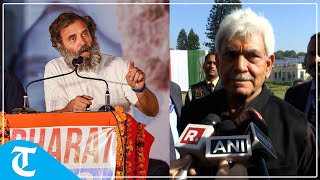 J\u0026K L-G Manoj Sinha refutes Rahul Gandhi’s allegation over Kashmiri Pandits