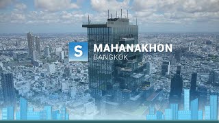 Bangkok High-rise: Mahanakhon, Aerial 4K Drone View, Another relaxing footage