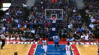 Kentavious Caldwell-Pope Chases Down Kevin Love for the Block