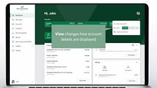 Online Banking Dashboard