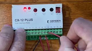 Demo of Camden CX-12 Plus with Mercury LP1501 - Mode 2 Access Control (Maintained)