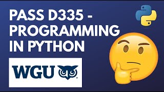 D335: Intro to Programming in Python - Lab #1 Guide [WGU]