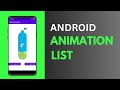 Android animation list | Android animation list using xml | Android animation Tutorial