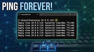 How to run a continous ping