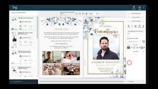 How To Resize Text In Funeral Program Templates