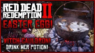 Red Dead Redemption 2: Easter Eggs - "Witch Cauldron" Easter Egg! (Witch's Witchcraft Shack)