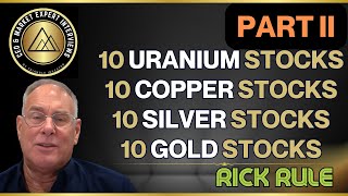 PART II - Rick Rule New Analysis On 40 Companies (Uranium, Gold, Silver, Copper)