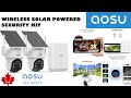 Aosu Wireless Solar Powered Security Camera Kit