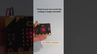 Creating patterns on our #microbit today!