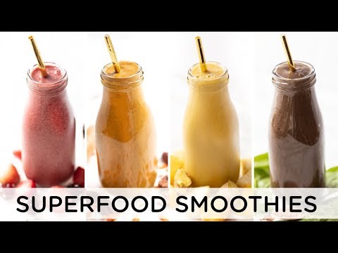 SUPERFOOD SMOOTHIES | 4 simple recipes for autumn