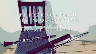 【Fritz Kroepsch】No.48 from 416 Progressive Studies, book 1