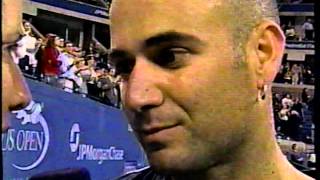 Andre Agassi interview - 2001 US Open QF
