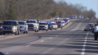 Escort held for slain Robertson County deputy