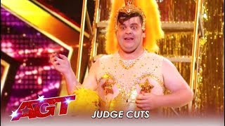 Ben Trigger: Austrlian Performer STEALS Jay Leno's Golden Buzzer! | America's Got Talent 2019