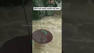 छत्रिने कसे पकडले चडणीचे मासे 😲🐟🐠||चडनीचे मासे कसे पकडायचे बघाच 🤩🐟||#viralshorts #viralvideo #shorts