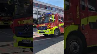 Feuerwehr Löschzug zum Einsatz/ Pressluft on! Konstanz 18.6.24