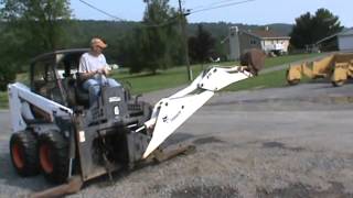 Bobcat 811 Skid Steer Loader Backhoe Attachment For Skid Steer 863 For Sale