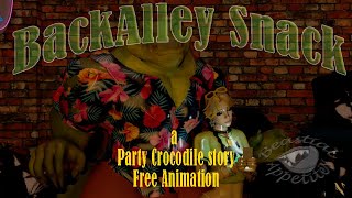 Back Alley Snack, a Party Crocodile Vore Short