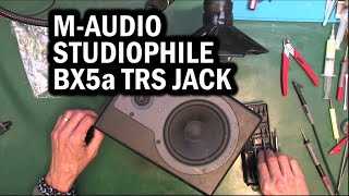 M-Audio Studiophile BX5a with a broken TRS Jack