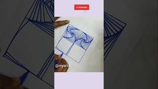 zentangle art 😱🤩🥰watch till the end😱🥳@myartar #youtubeshortsvideo