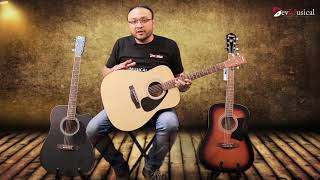 Guitar: Yamaha F310 Vs Ibanez V50NGP Vs DevMusical 41C Mahogany Guitar