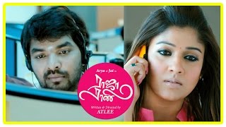 Raja Rani Tamil Movie Scenes | Jai intro | Nayanthara scolds Jai over phone | Sathyan