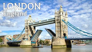 🇬🇧 London Walking Tour | Tower Bridge Opening and Closing | England, UK | 4K video 60fps