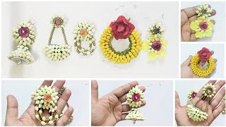 Real flower Earrings| 5 different types of Real flower Earrings|Real flower jewellery