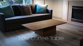 YUXIN | Making a Simple Low Coffee Table with Square Base