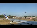 takeoff from mumbai’s chhatrapati shivaji maharaj international airport with mumbai view indigo