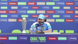 Rohit Sharma Press Conference After winning the Final of Champions Trophy 2025