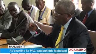 Ab'akakiikoka PAC batabukidde Mbabazi