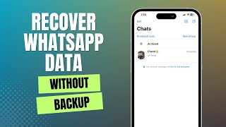 How to Recover Deleted Whatsapp Messages on iPhone/Android 2023| 1 or 4-Year-Old Whatsapp chat
