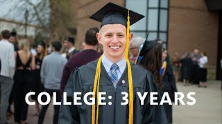 How I Graduated College in 3 Years