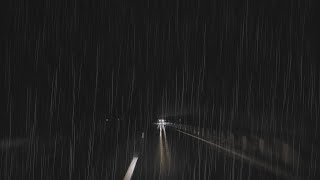 ☔️3am. Driving silently alone on a dark highway💤for #sleep #insomnia #relaxation