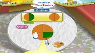 Learn Grade 3 - Maths - Fractions Three Quarters