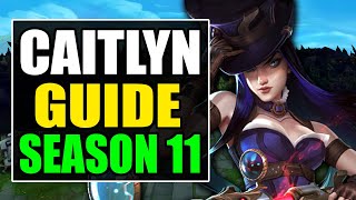 HOW TO PLAY CAITLYN ADC SEASON 11 - (Best Build, Runes, Gameplay) - S11 Caitlyn Guide & Analysis