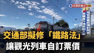 交通部擬修「鐵路法」 讓觀光列車自訂票價－民視台語新聞