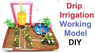 drip irrigation science working model 3d | DIY | new design model | easily and simple  howtofunda