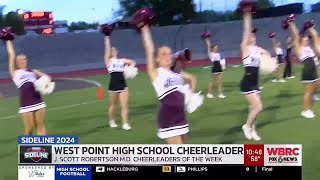 Week 7 Cheerleaders of the Week - West Point High School cheerleaders