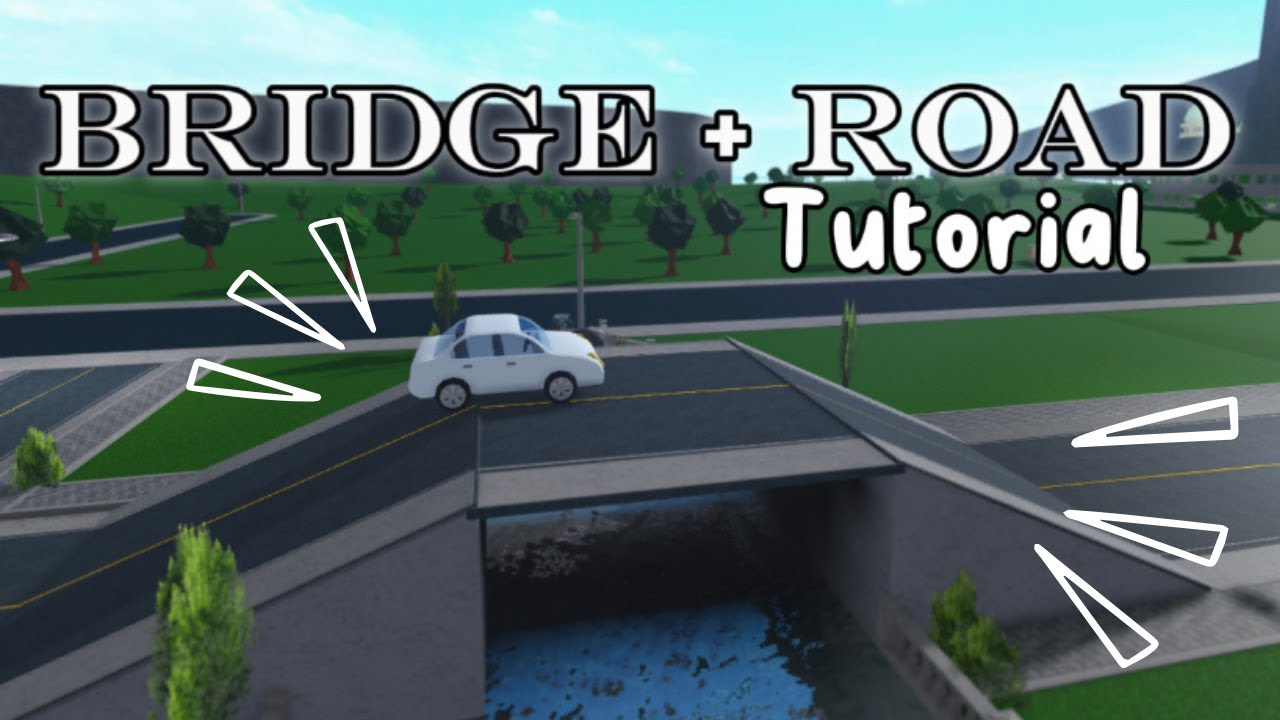 Bloxburg Working Bridge And Detailed Roads Tutorial! | Step-by-Step ...