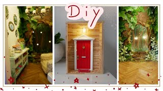 DIY miniature home for a christmas gnome