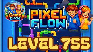 Pixel flow© - Level 755 - solution - walkthrough