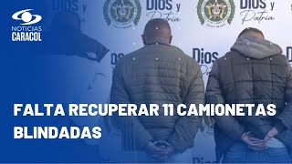 Los tres capturados por robo de camionetas en Bogotá hicieron insólita declaración